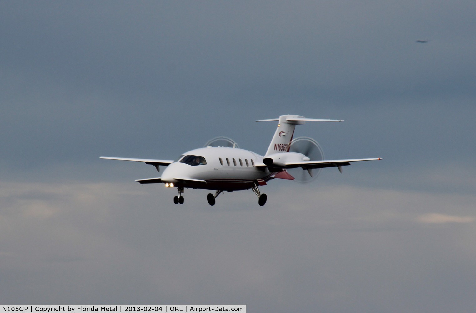 N105GP, Piaggio P-180 C/N 1048, Piaggio P180