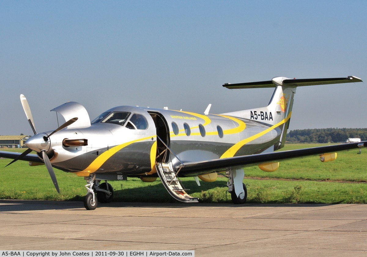 A5-BAA, 2008 Pilatus PC-12/47 C/N 885, Being prepared for delivery to Bhutan