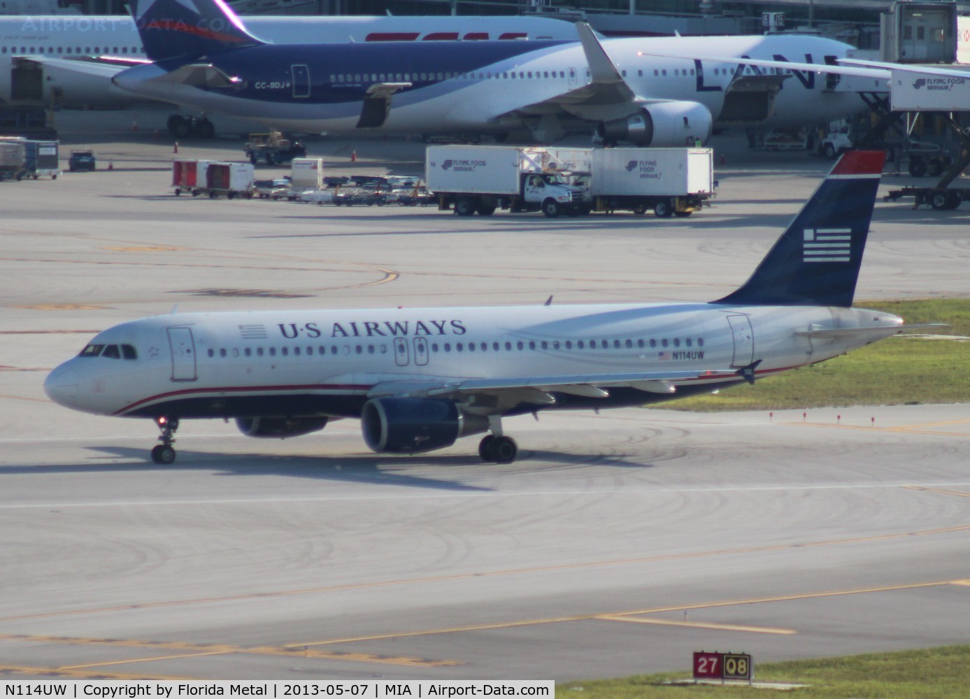 N114UW, 1999 Airbus A320-214 C/N 1148, US Airways A320