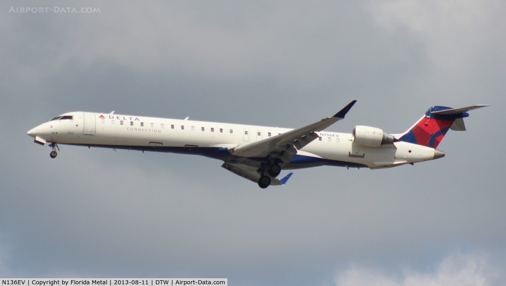 N136EV, 2009 Bombardier CRJ-900ER (CL-600-2D24) C/N 15226, Delta Connection CRJ-900