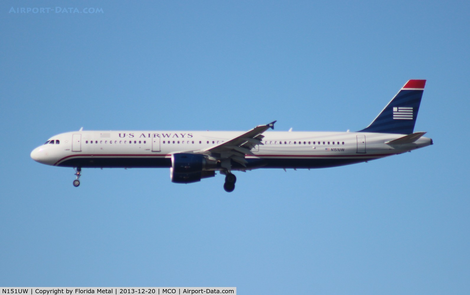 N151UW, 2013 Airbus A321-211 C/N 5513, USAirways A321