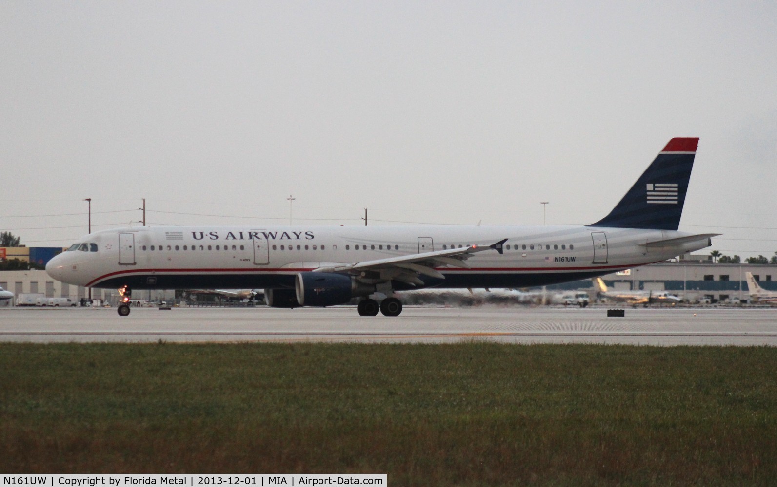 N161UW, 2001 Airbus A321-211 C/N 1403, USAirways A321