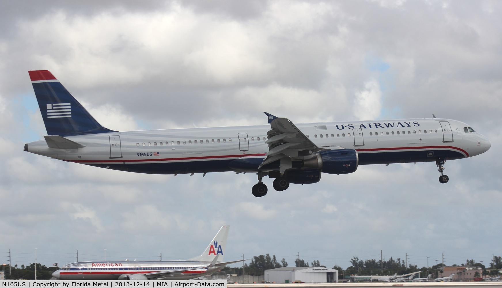 N165US, 2001 Airbus A321-211 C/N 1431, USAirways A321