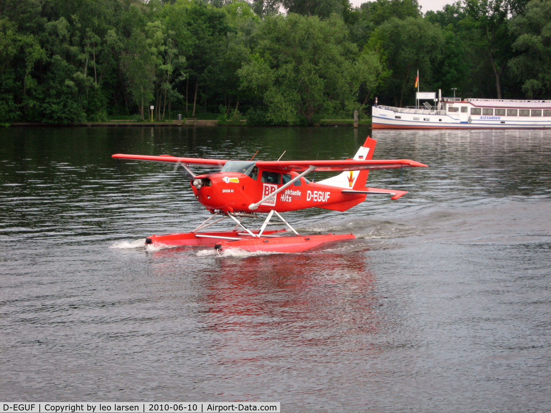 D-EGUF, Cessna U206H Stationair C/N U20603596, Treptow Harbour Berlin 10.6.10