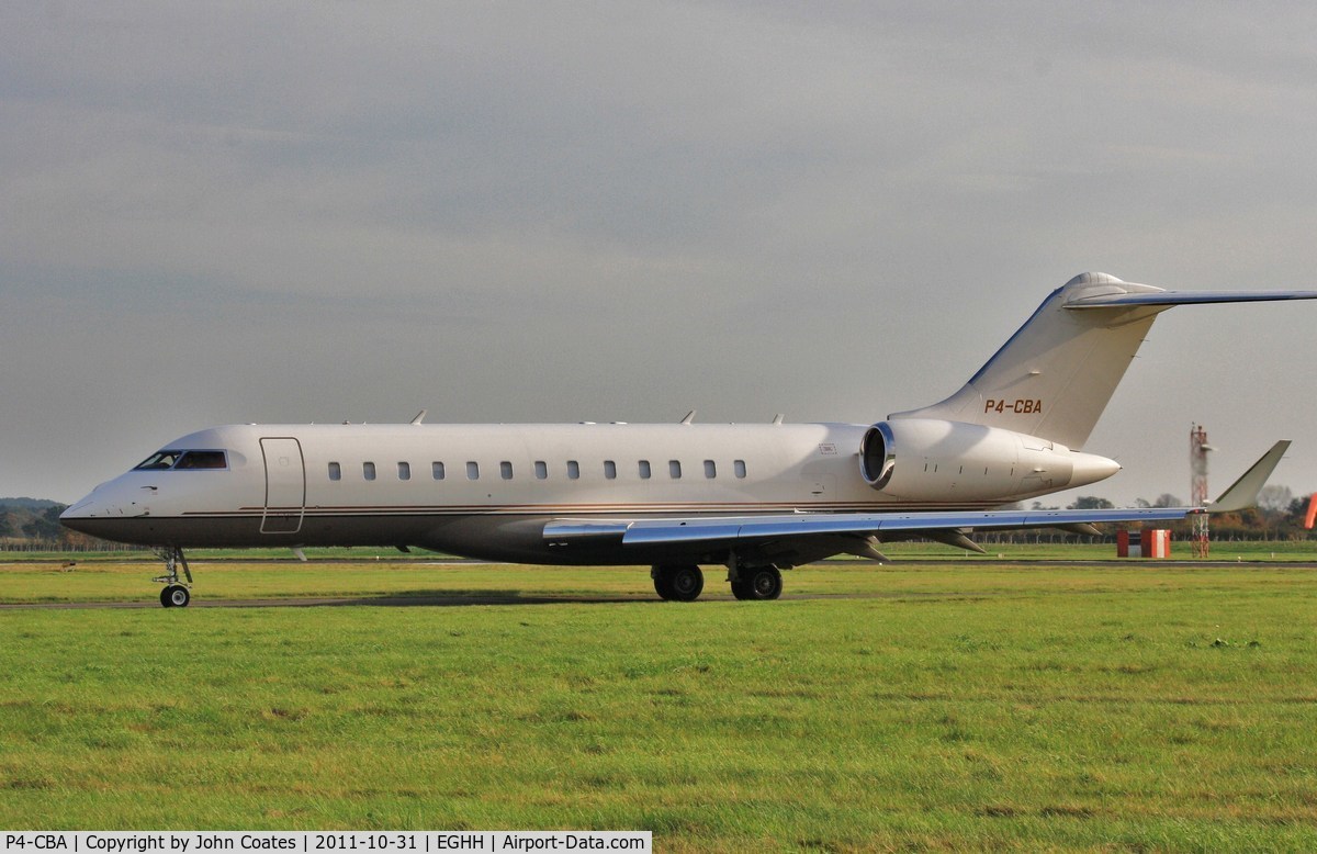 P4-CBA, 2006 Bombardier BD-700-1A10 Global Express XRS C/N 9220, Taxiing to Signatures