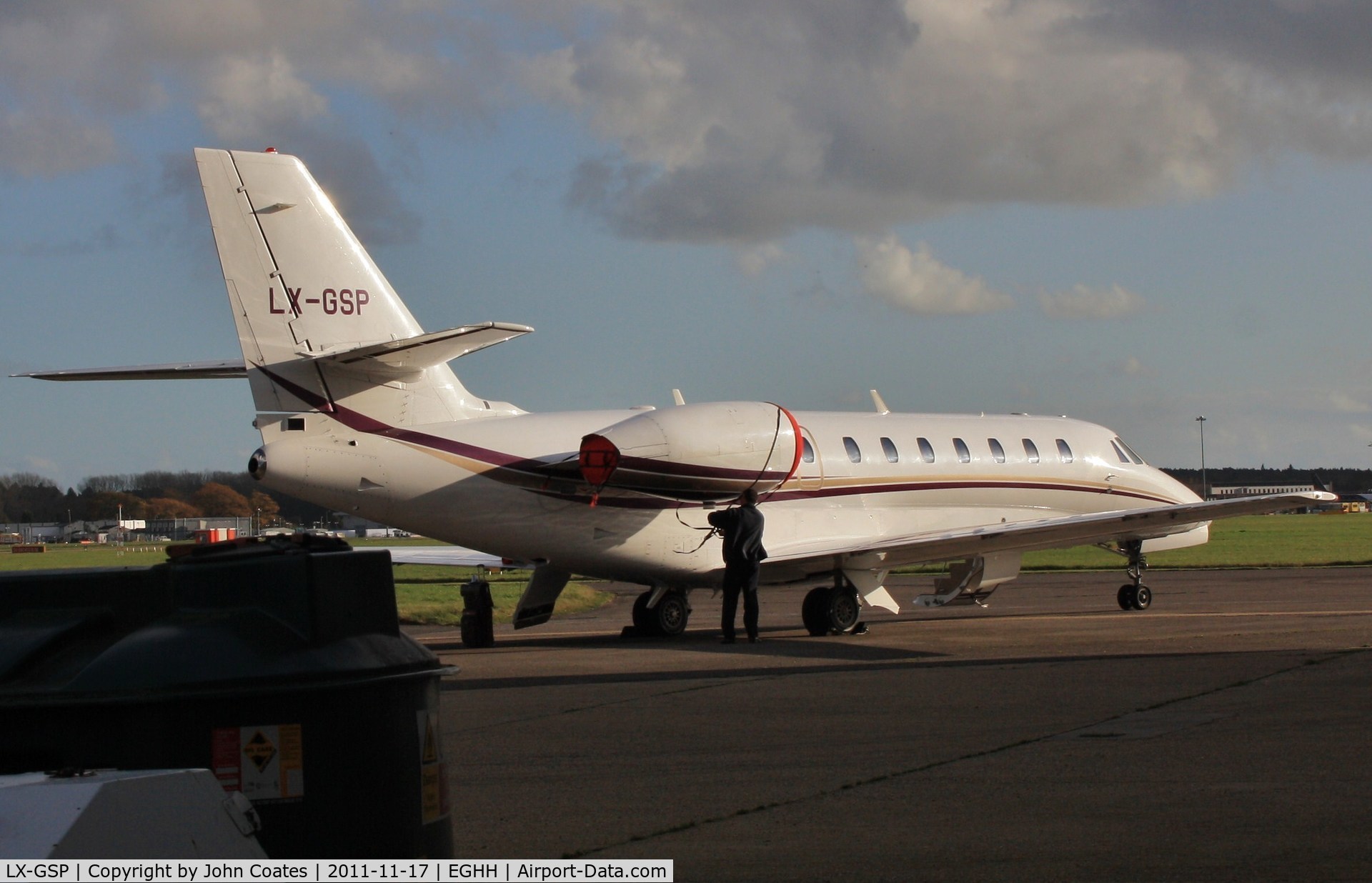 LX-GSP, 2010 Cessna 680 Citation Sovereign C/N 680-0302, At CSE