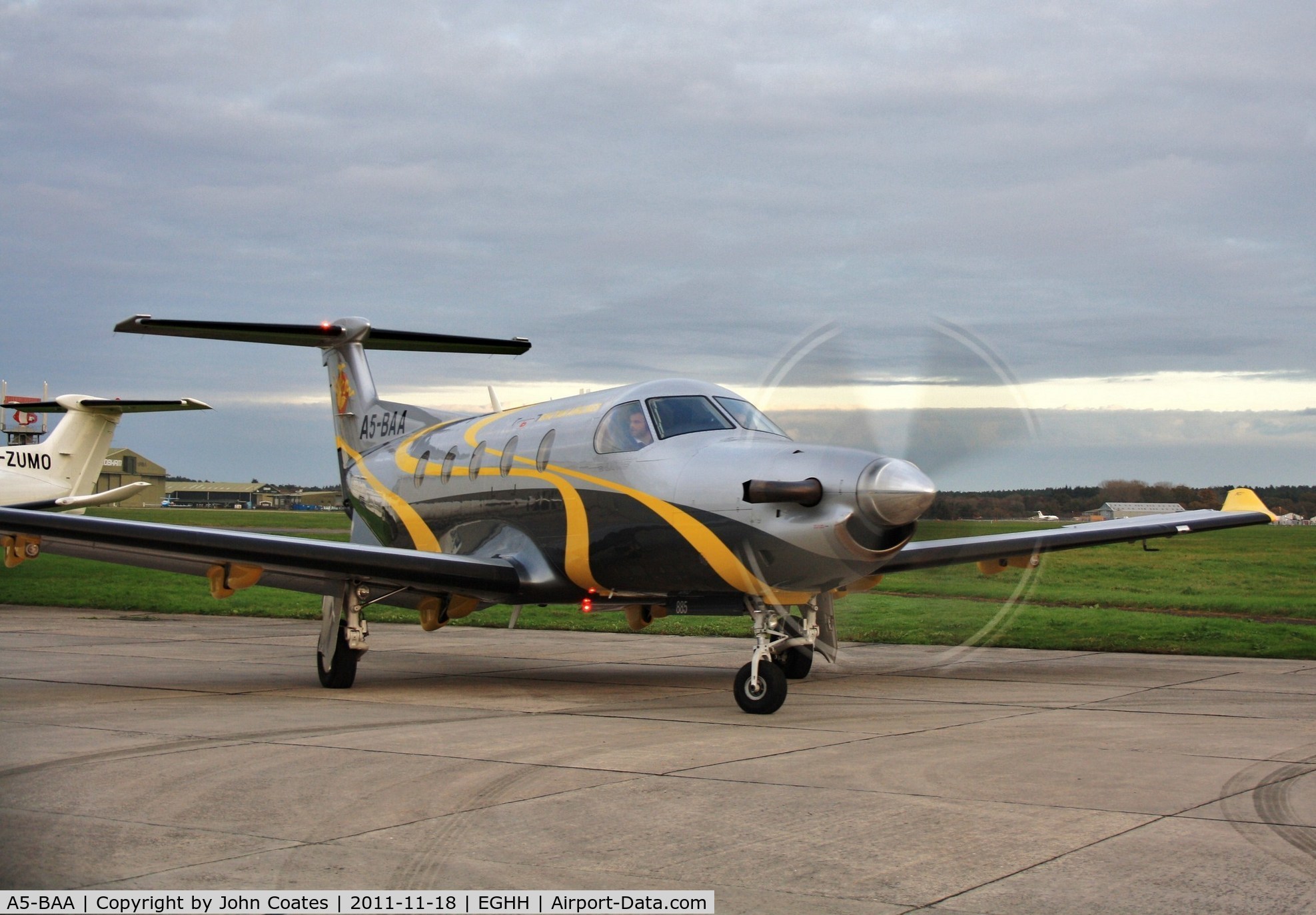 A5-BAA, 2008 Pilatus PC-12/47 C/N 885, Taxiing