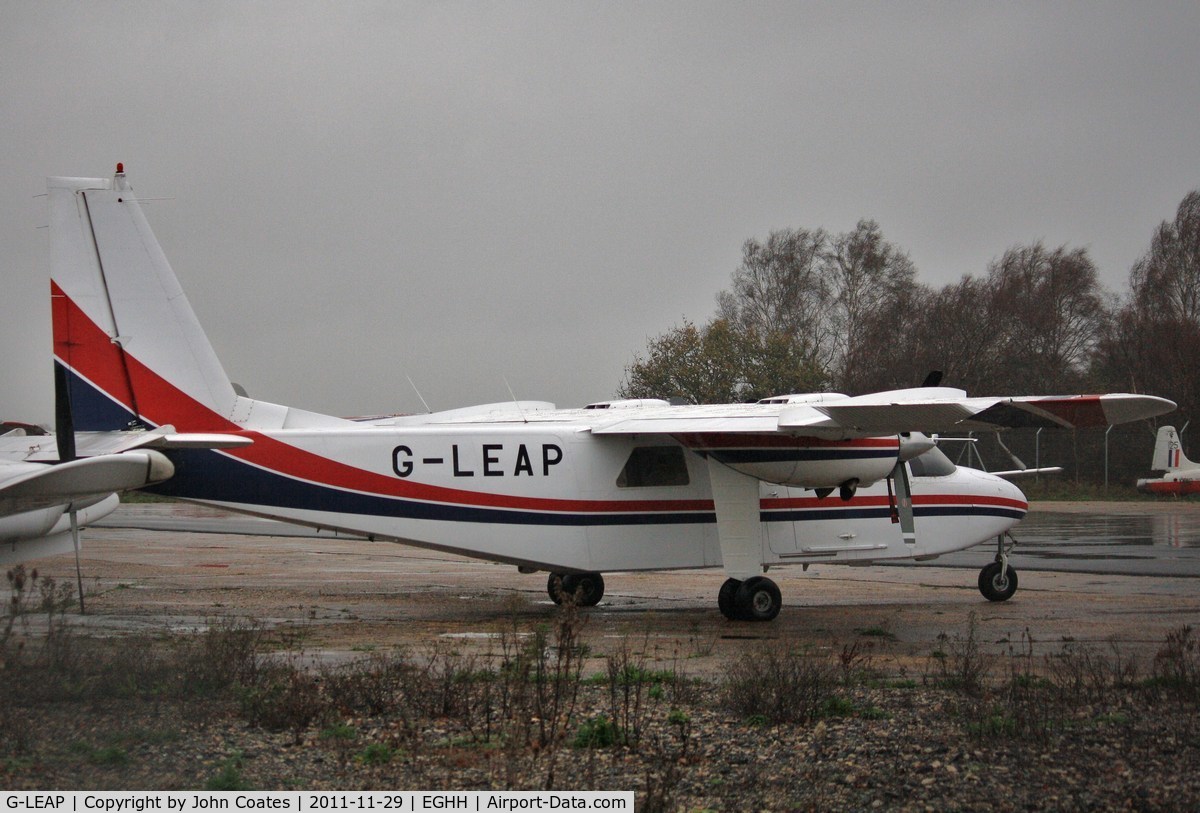 G-LEAP, 1987 Pilatus Britten-Norman BN-2T Turbine Islander C/N 2183, At Worldwide