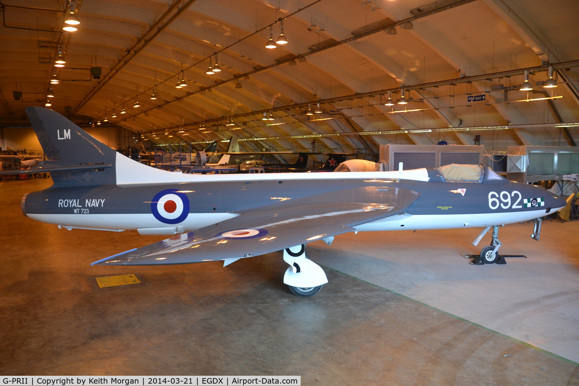 G-PRII, 1955 Hawker Hunter PR.11 C/N 41H-670690, Back in Original Colours