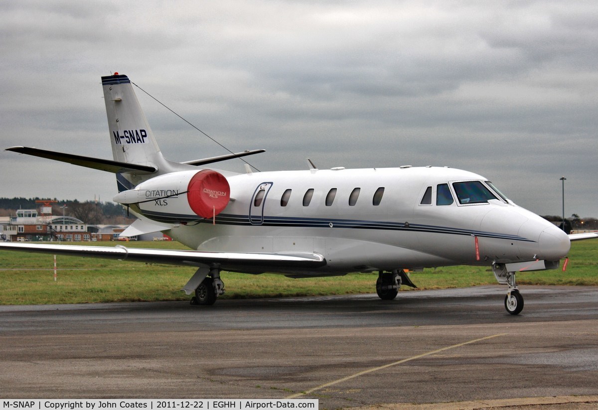 M-SNAP, 2008 Cessna 560XL Citation XLS C/N 560-5770, At CSE