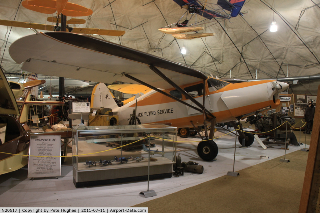 N20617, 1938 Fairchild 24 J C/N 3409, N20617 Fairchild Argus in the museum at Fairbanks, AK