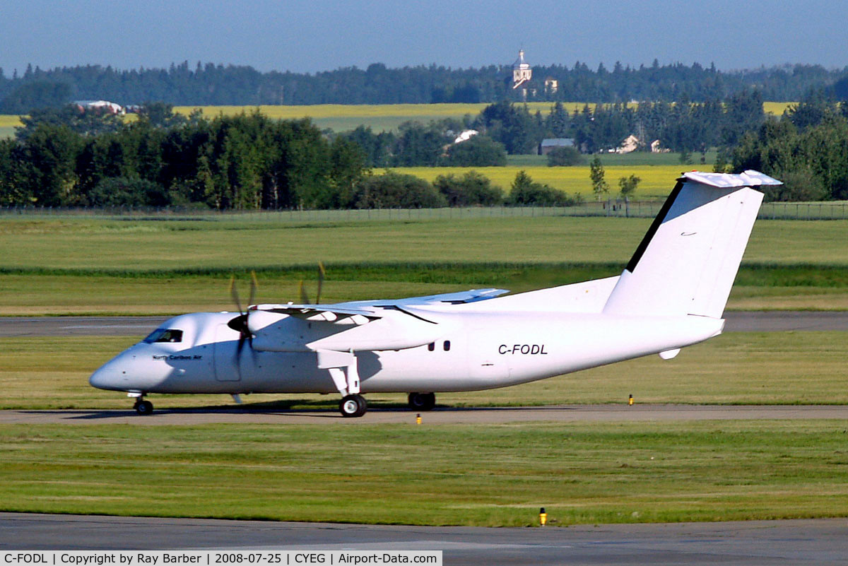 C-FODL, 1991 De Havilland Canada DHC-8-106 Dash 8 C/N 294, De Havilland Canada DHC-8-106 Dash 8 294] (North Cariboo Flying Service) Edmonton-International~C 25/07/2008