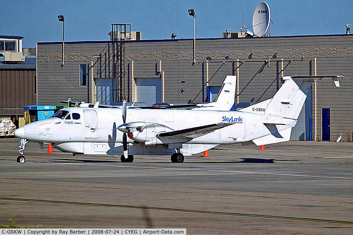 C-GSKW, 1985 Beech 1900C C/N UB-33, Beech 1990C [UB-33] (Skylink Express) Edmonton-International~C 24/07/2008