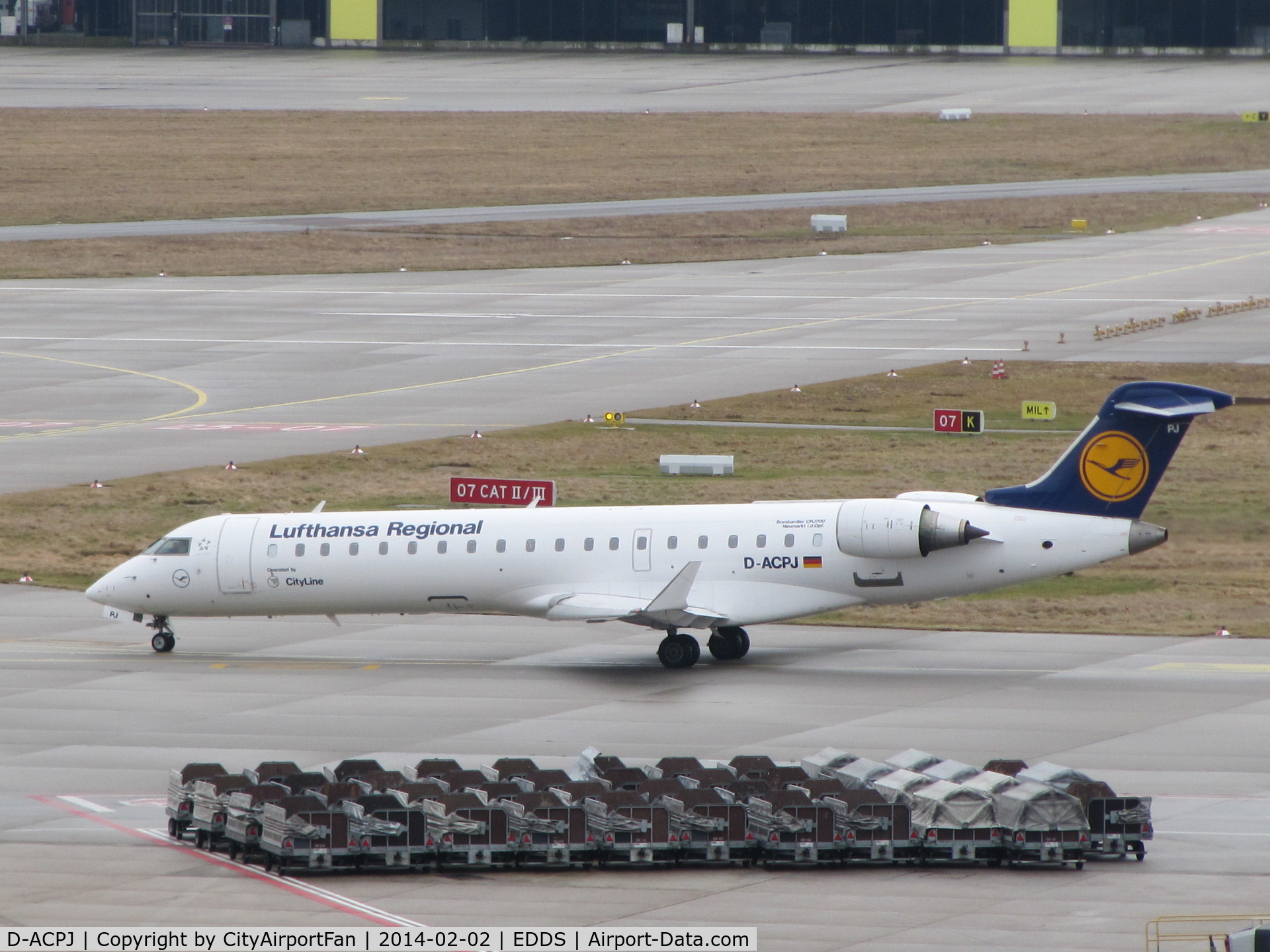 D-ACPJ, Canadair CRJ-701ER (CL-600-2C10) Regional Jet C/N 10040, Lufthansa (LH)