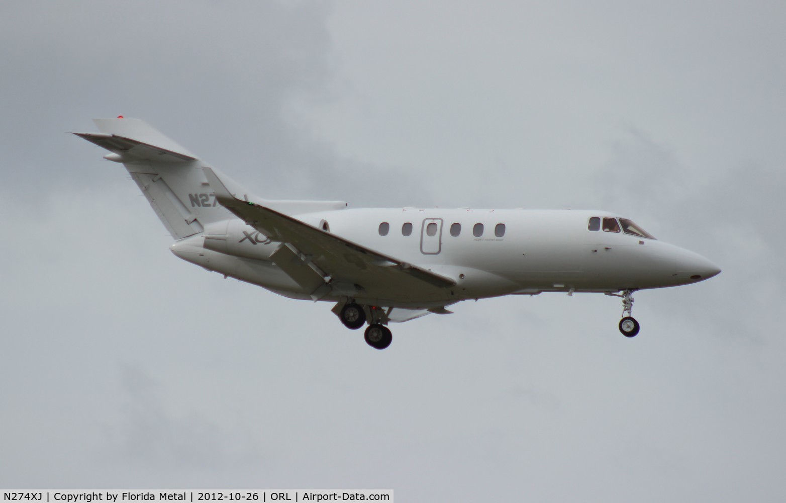 N274XJ, 2000 Raytheon Hawker 800XP C/N 258474, XOJet Hawker 800XP