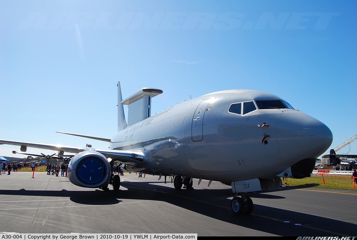 A30-004, 2006 Boeing E-7A Wedgetail (737-7ES) C/N 33477, Taken at RAAF Williamtown