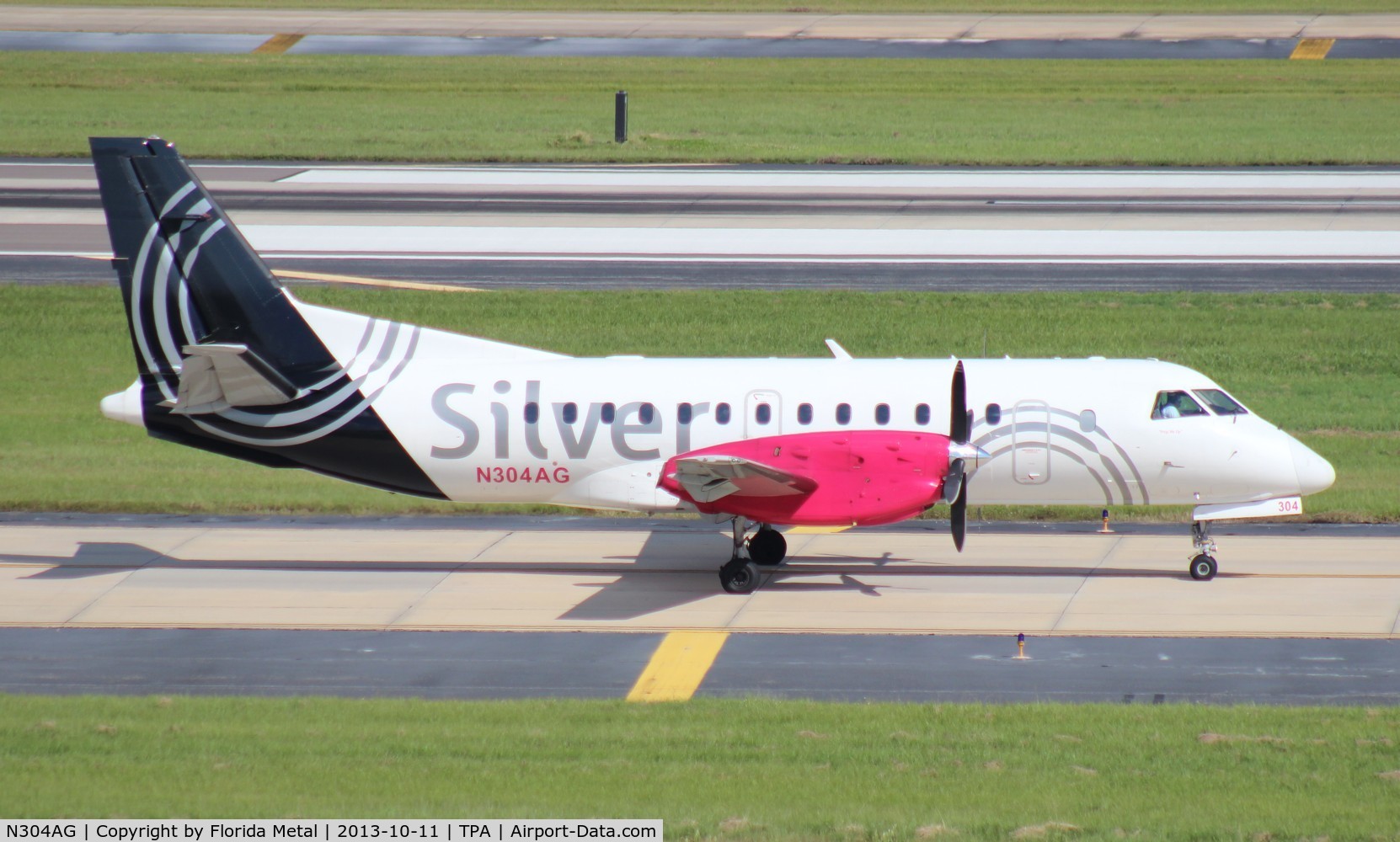 N304AG, 1997 Saab 340B C/N 340B-418, Silver Airways Saab 340