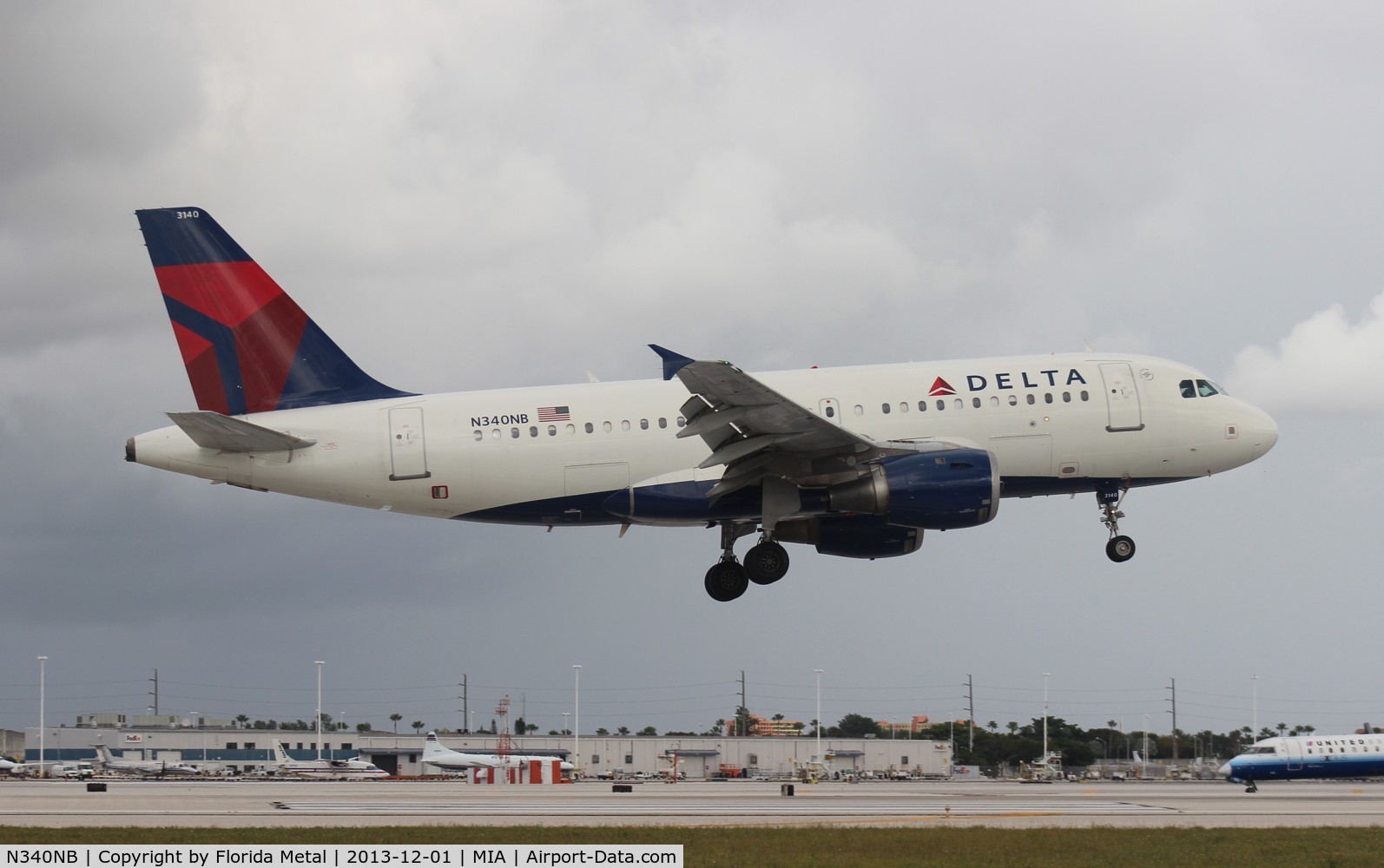 N340NB, 2002 Airbus A319-114 C/N 1714, Delta A319