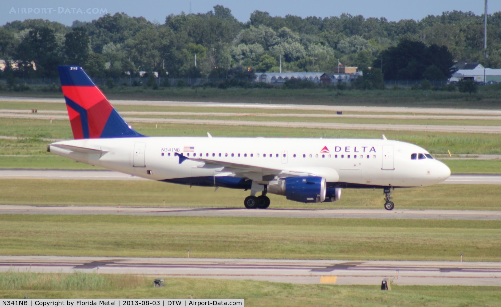 N341NB, 2002 Airbus A319-114 C/N 1738, Delta A319