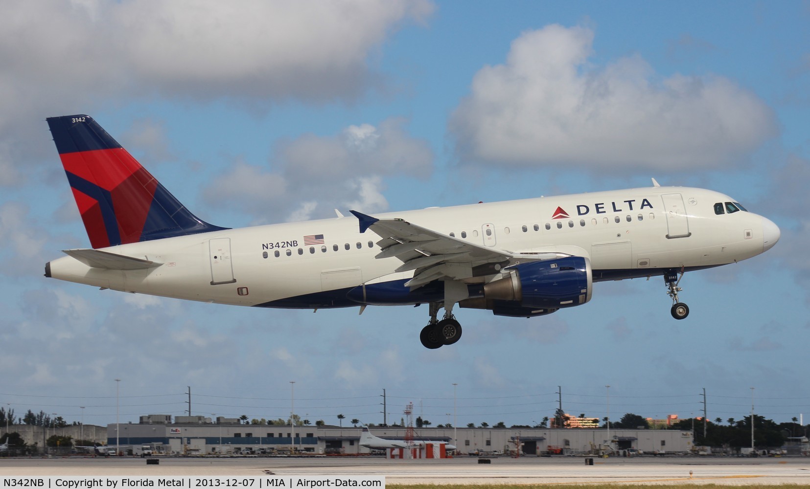 N342NB, 2002 Airbus A319-114 C/N 1746, Delta A319