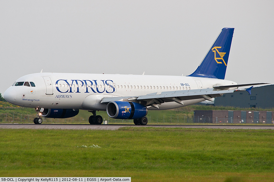 5B-DCL, 2004 Airbus A320-232 C/N 2334, London Stansted - Cyprus Airways