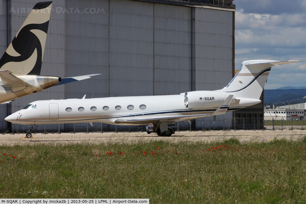 M-SQAR, 2007 Gulfstream Aerospace GV-SP (G550) C/N 5179, Parked
