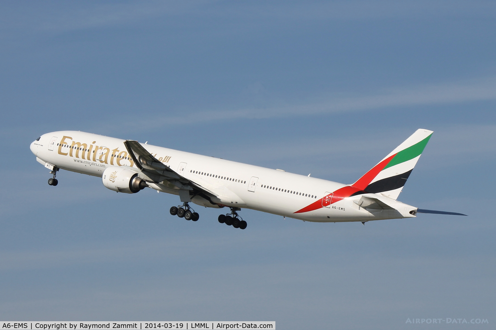 A6-EMS, 2002 Boeing 777-31H C/N 29067, B777 A6-EMS Emirates Airlines