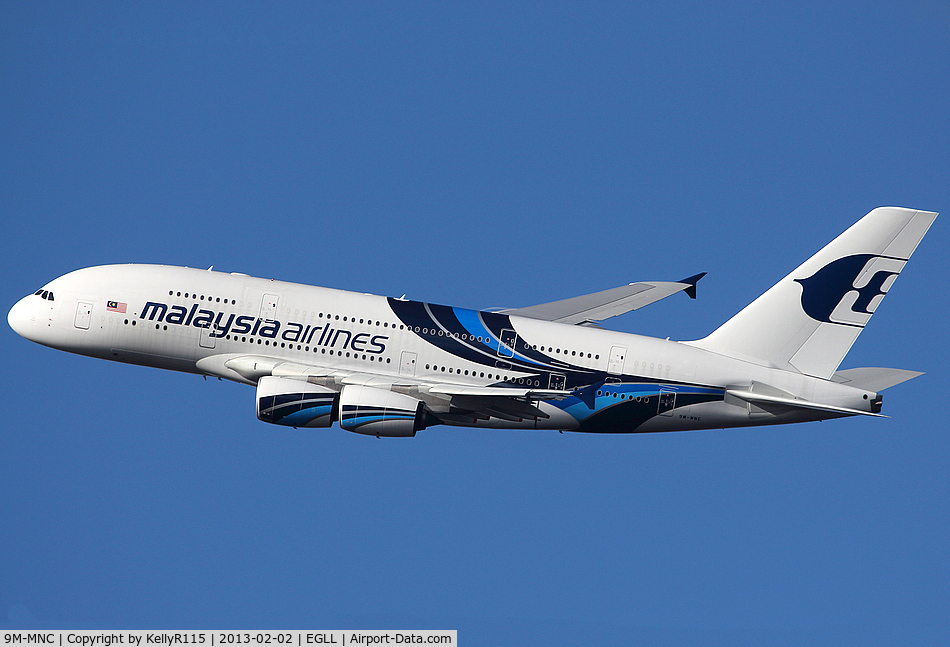 9M-MNC, 2011 Airbus A380-841 C/N 084, London Heathrow - Malaysia Airlines