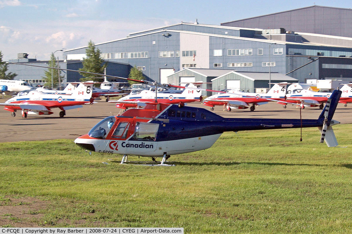 C-FCQE, 1970 Bell 206B JetRanger C/N 535, Bell 206B Jet Ranger [535] (Canadian Helicopters) Edmonton International~C 24/07/2008
