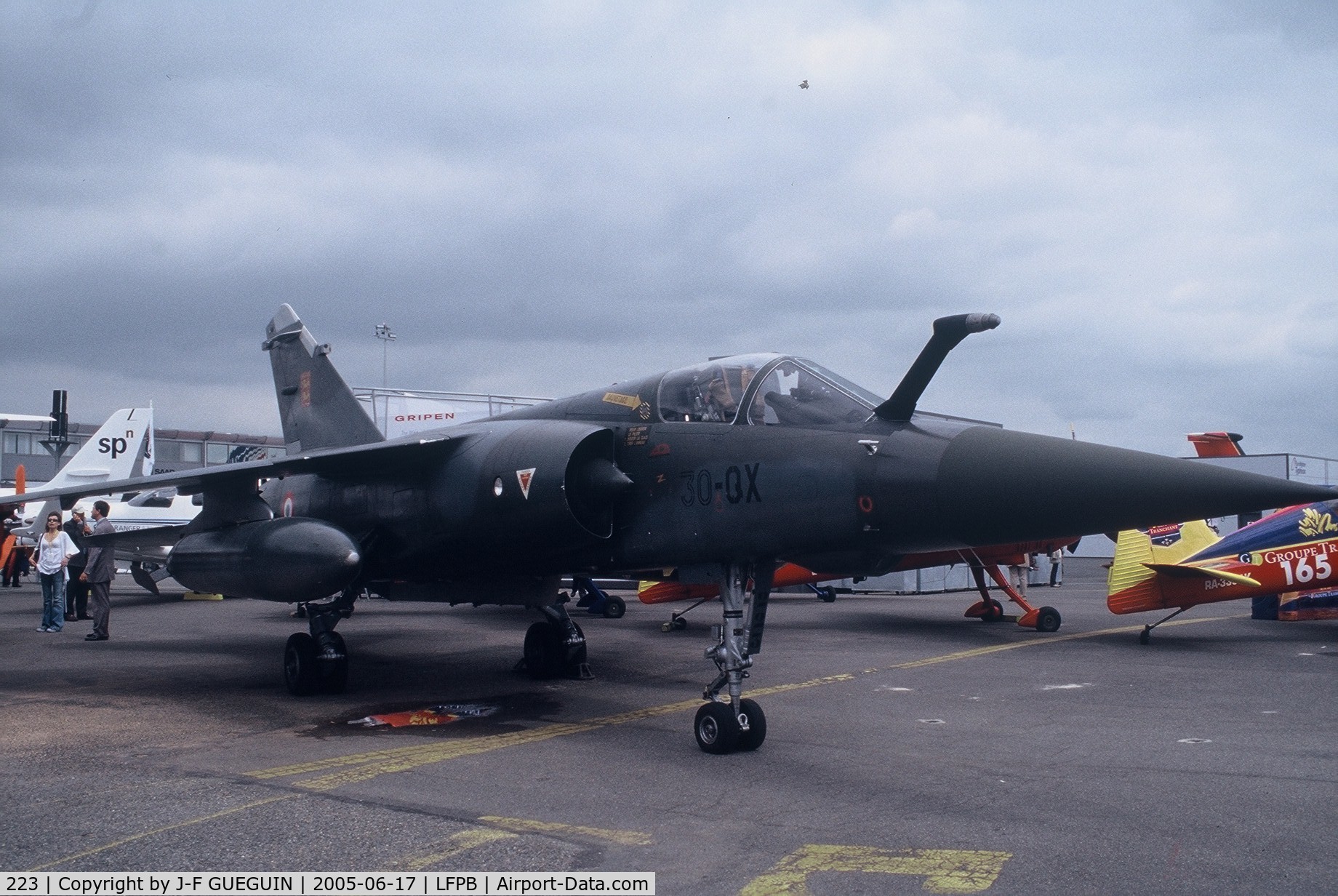 223, Dassault Mirage F.1CT C/N 223, On display at Paris-Le Bourget 2005 airshow.