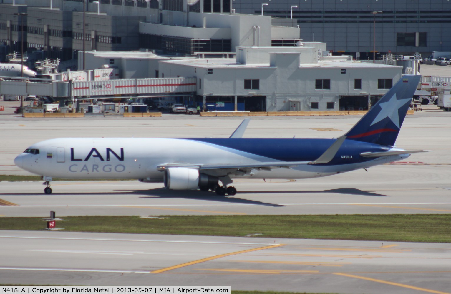 N418LA, 2005 Boeing 767-316F C/N 34246, LAN Cargo 767-300