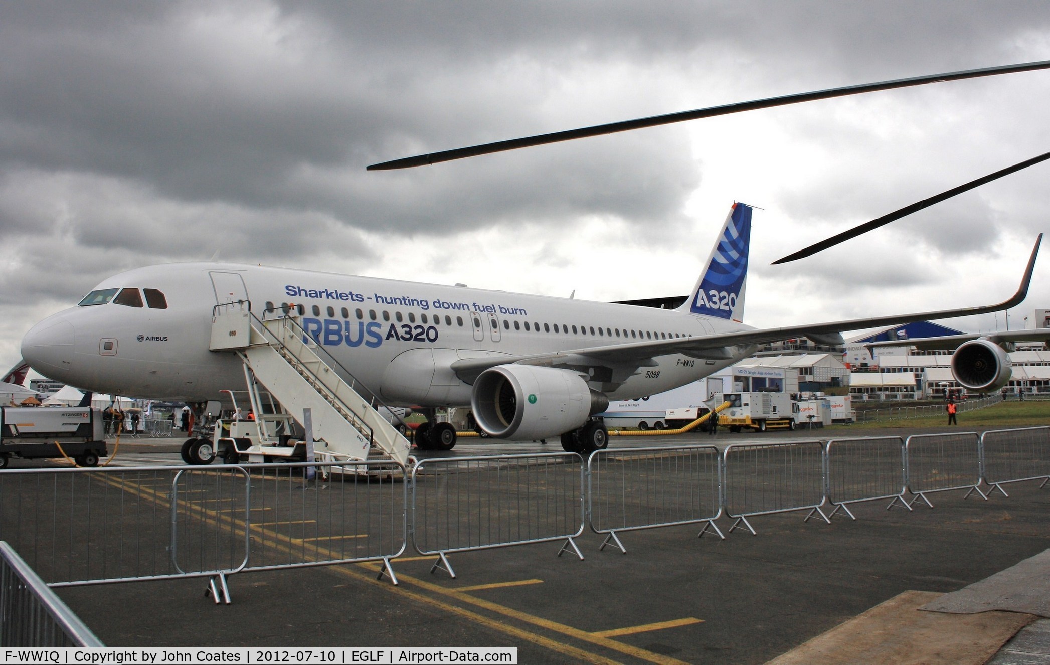 F-WWIQ, 2012 Airbus A320-214 C/N 5098, At FIA 2012