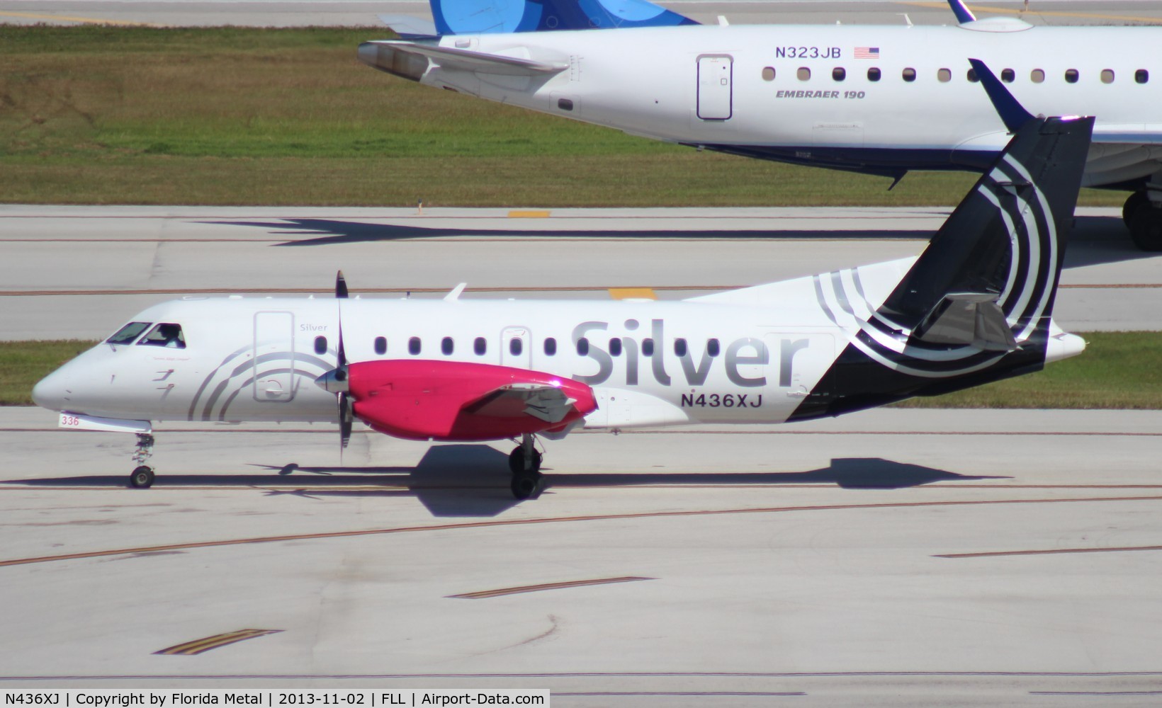 N436XJ, 1998 Saab 340B+ C/N 340B-436, Silver Airways Saab 340B