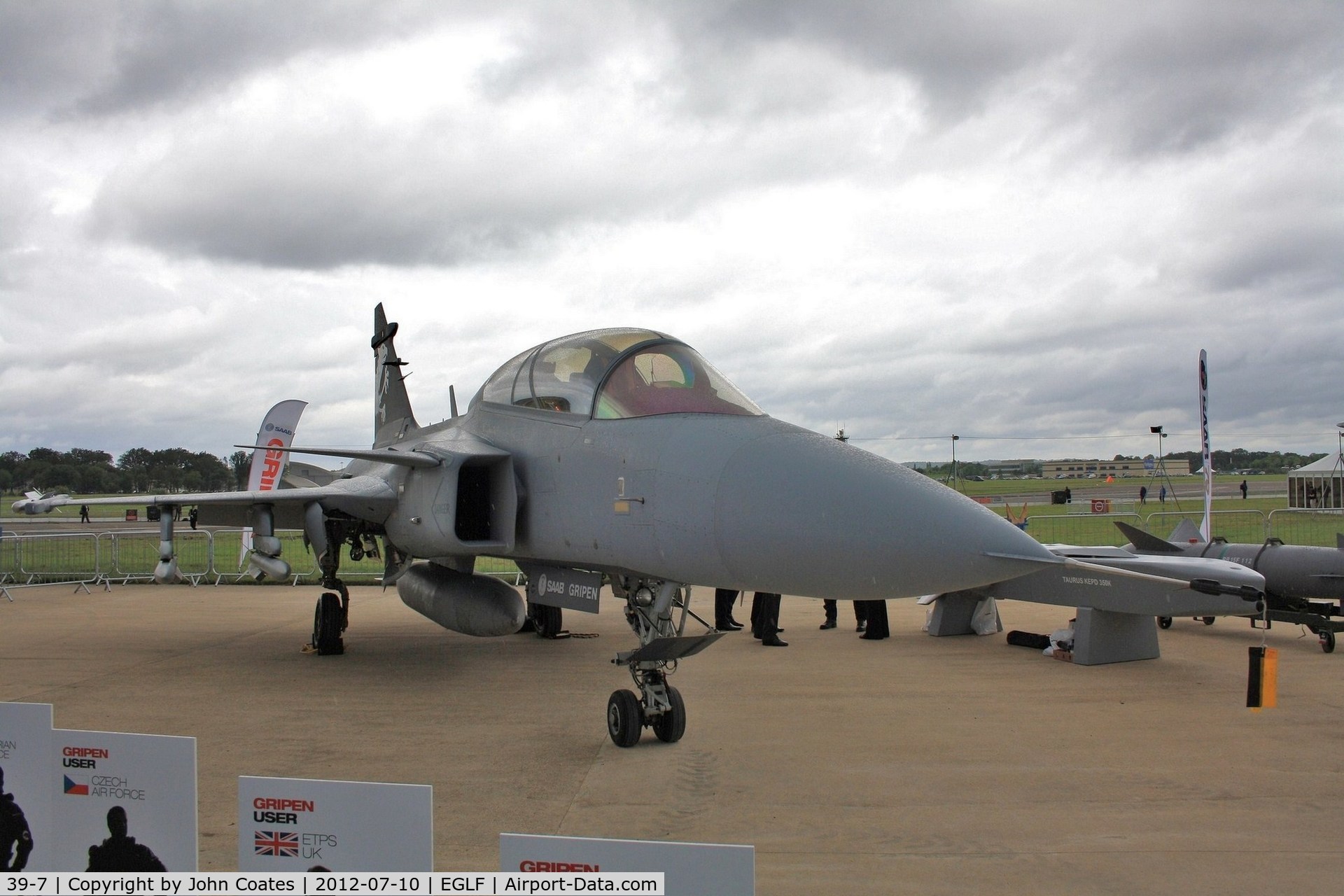 39-7, Saab JAS-39 Gripen NG Demo C/N 397, At FIA 2012