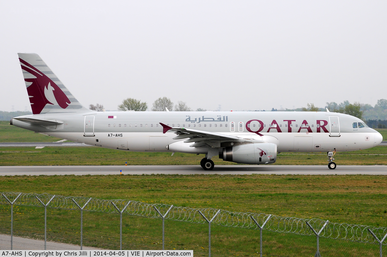 A7-AHS, 2012 Airbus A320-232 C/N 5010, Qatar Airways