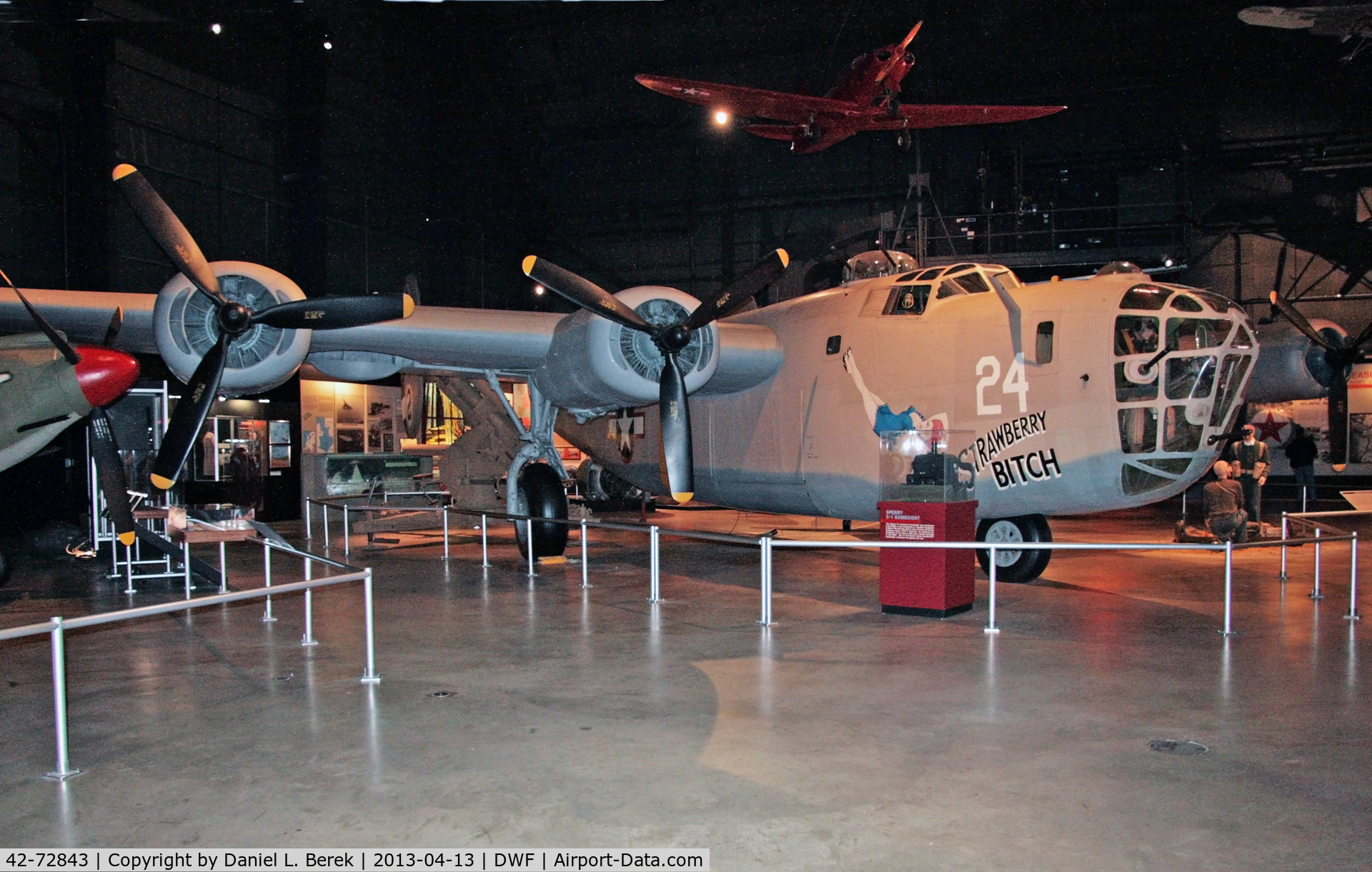 42-72843, 1942 Consolidated B-24D-160-CO Liberator C/N 2413, Beautiful aircraft at the National Museum of the U.S. Air Force.