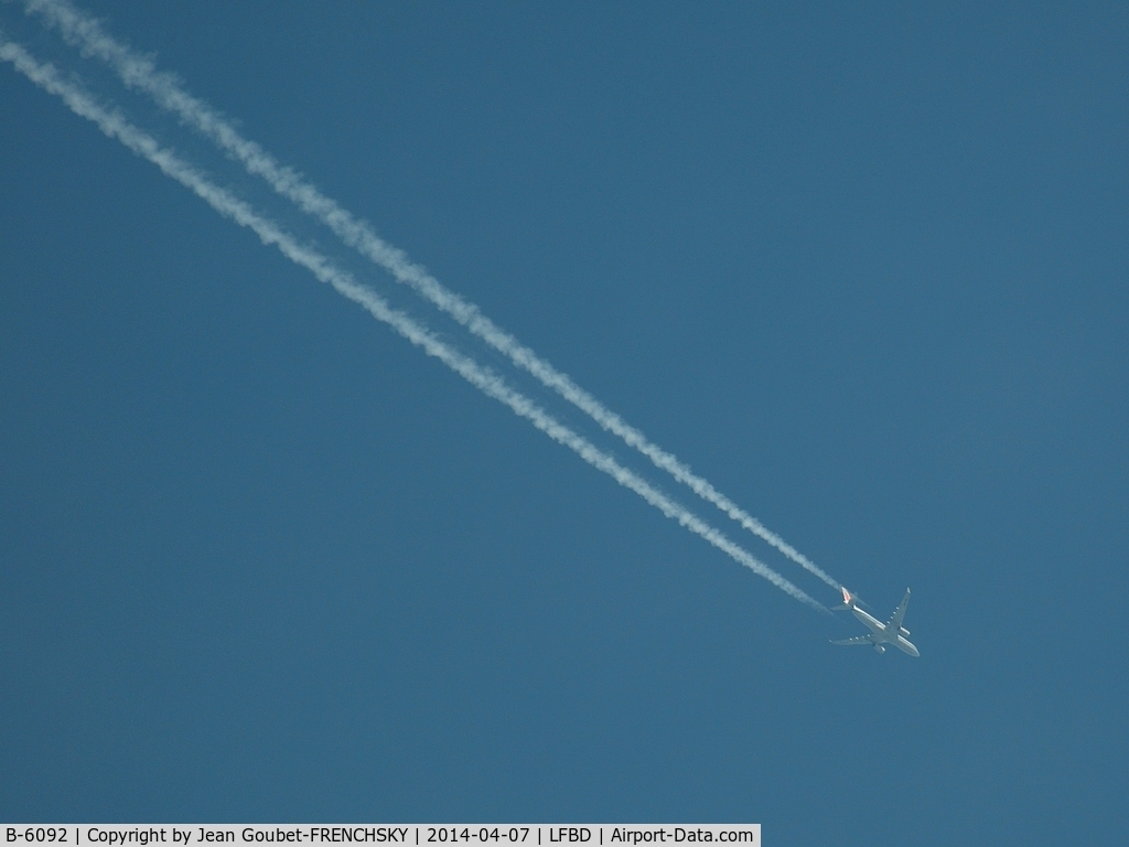 B-6092, 2007 Airbus A330-243 C/N 873, CCA908 Madrid Pékin