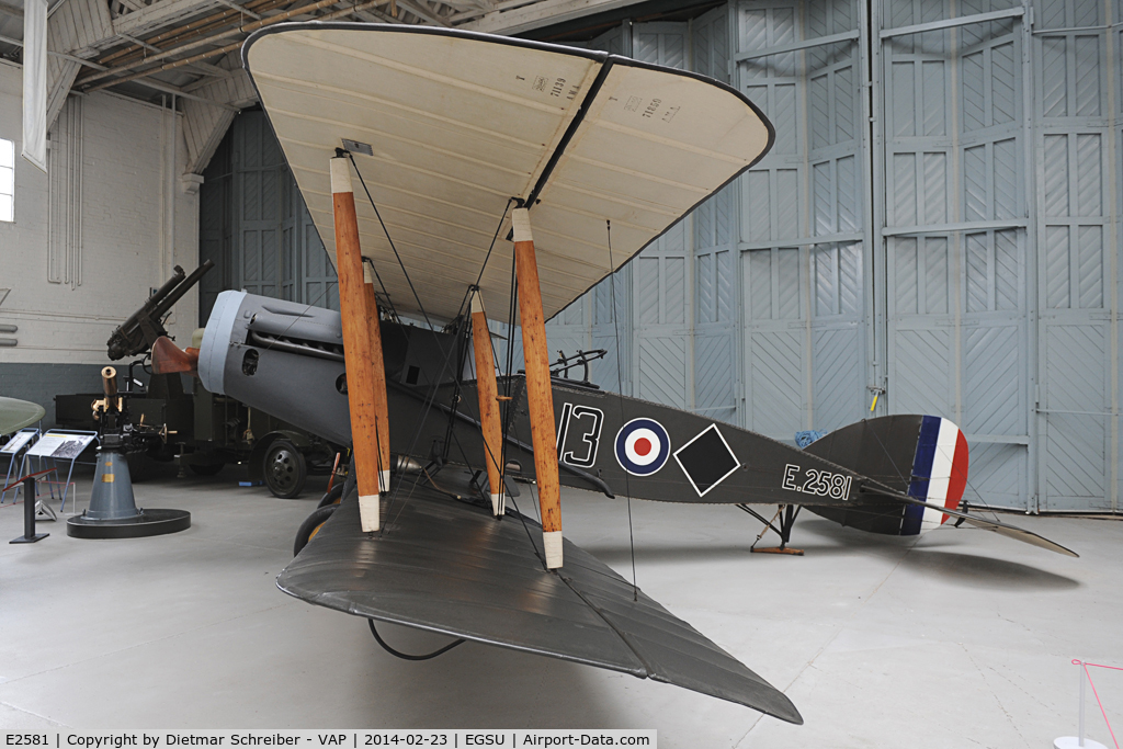 E2581, 1918 Bristol F.2B Fighter C/N 4184, Bristol Fighter RAF