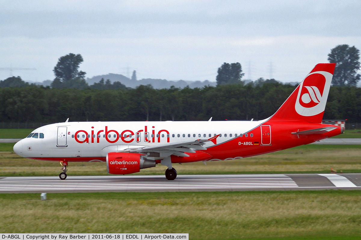 D-ABGL, 2008 Airbus A319-112 C/N 3586, Airbus A319-112 [3586] (Air Berlin) Dusseldorf~D 18/06/2011