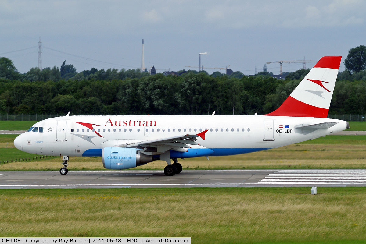 OE-LDF, 2005 Airbus A319-112 C/N 2547, Airbus A319-112 [2547] (Austrian Airlines) Dusseldorf~D 18/06/2011