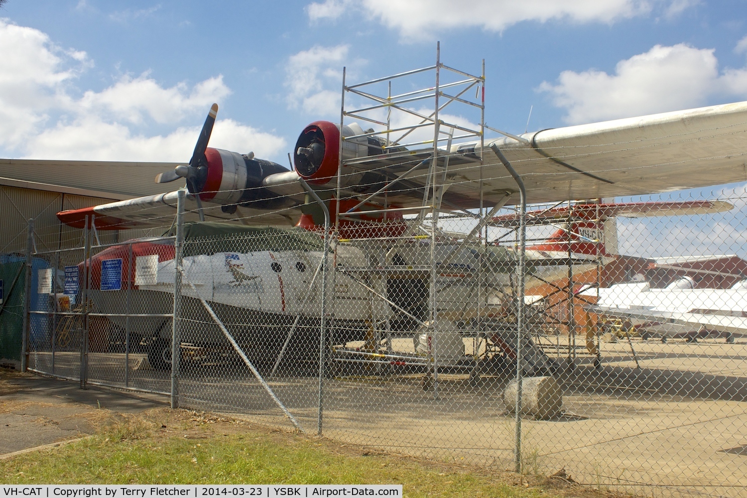 VH-CAT, 1945 Consolidated Vultee PBY-6A C/N 46665, 1945 Consolidated Vultee PBY-6A, c/n: 46665 awaiting restoration at Bankstown NSW