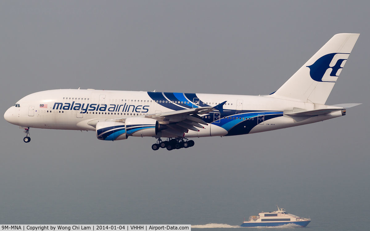 9M-MNA, 2011 Airbus A380-841 C/N 078, Malaysia Airlines
