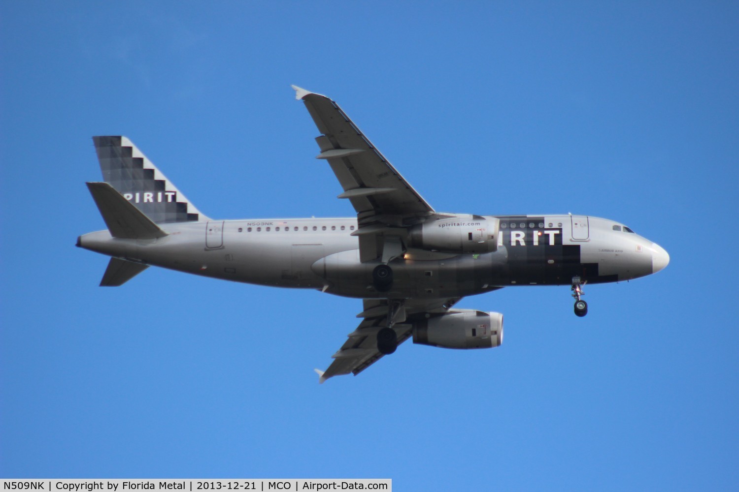 N509NK, 2005 Airbus A319-132 C/N 2603, Spirit A319