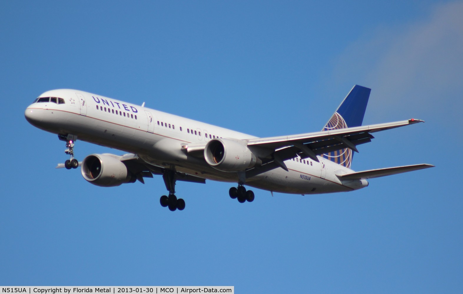 N515UA, 1990 Boeing 757-222F C/N 24840, United 757-200