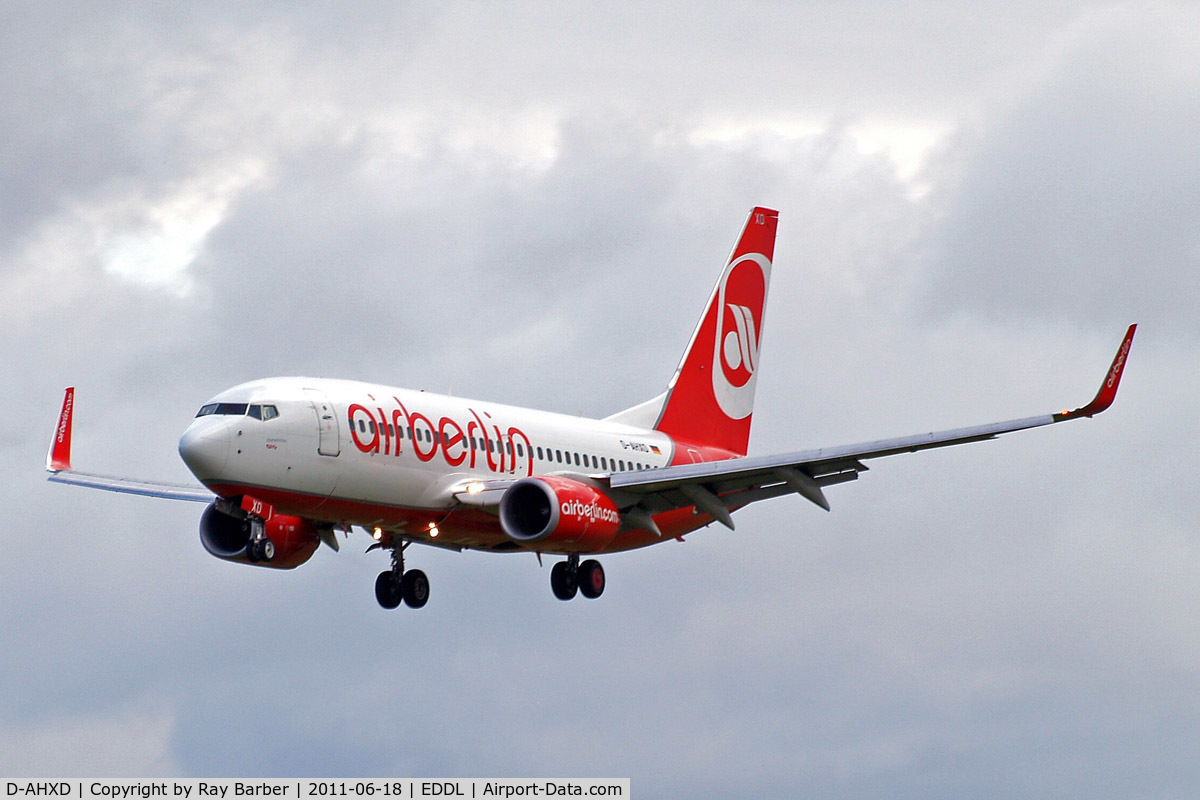 D-AHXD, 2007 Boeing 737-7K5 C/N 30726, Boeing 737-7K5 [30726] (Air Berlin) Dusseldorf~D 18/06/2011