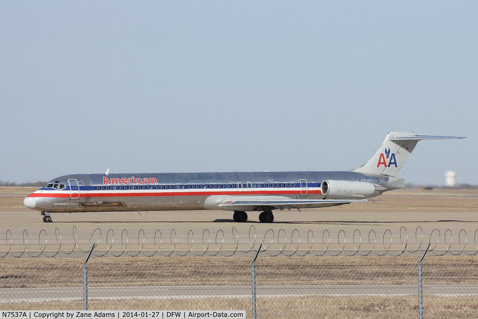 N7537A, 1990 McDonnell Douglas MD-82 (DC-9-82) C/N 49991, American Airlines at DFW Airport