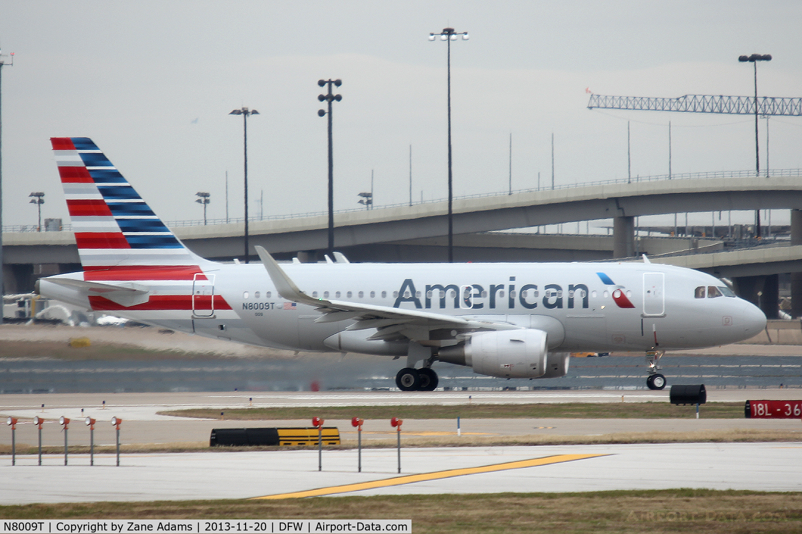N8009T, 2013 Airbus A319-115 C/N 5788, American Airlines Airbus at DFW Airport