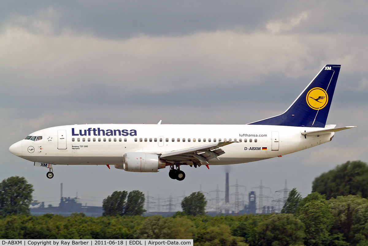 D-ABXM, 1987 Boeing 737-330 C/N 23871, Boeing 737-330 [23871] (Lufthansa) Dusseldorf~D 18/06/2011