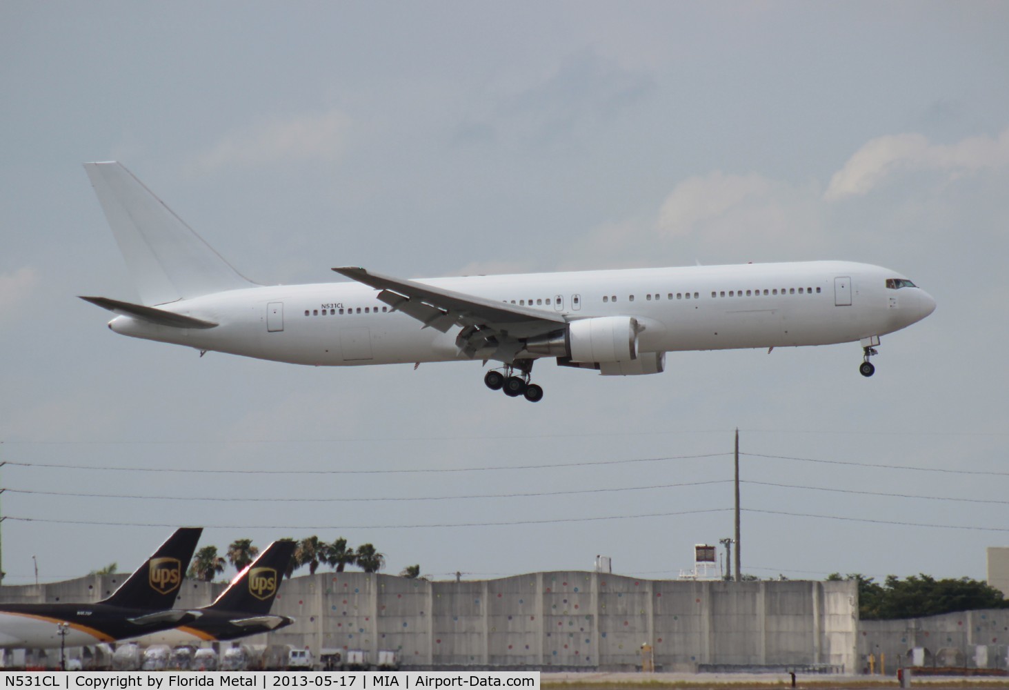 N531CL, 1994 Boeing 767-3X2/ER C/N 26260, All white 767-300 had flown with Air Pacific Fiji and is on its way to Blue Panorama (Italy as EI-FCV) being converted in Miami