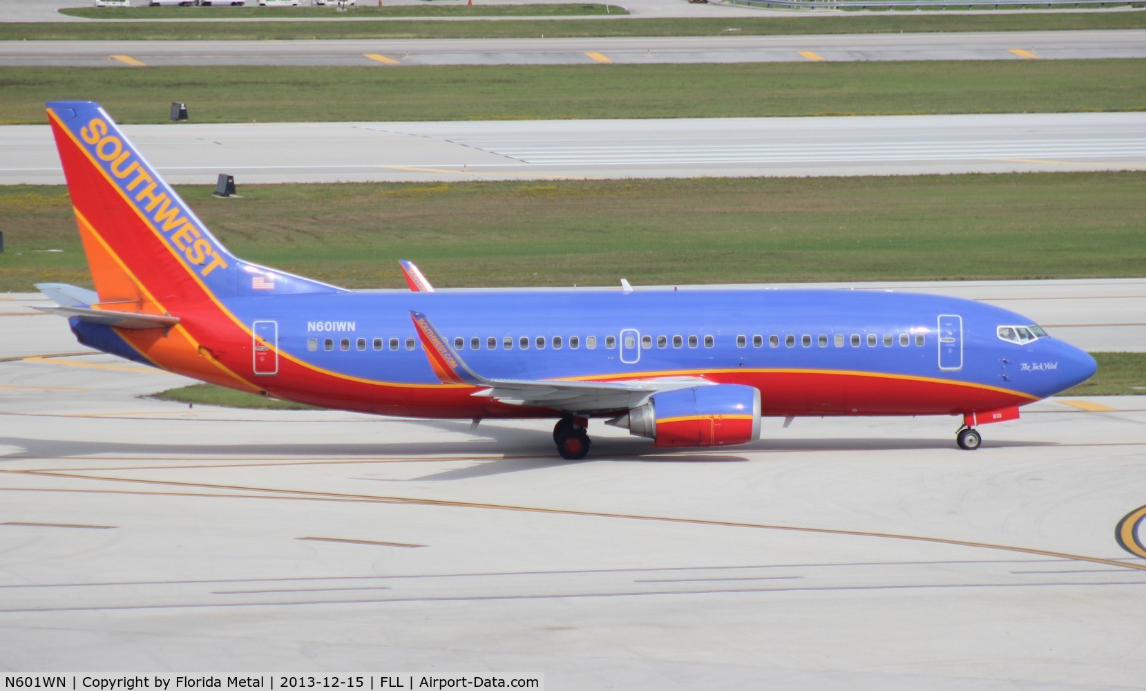 N601WN, 1995 Boeing 737-3H4 C/N 27695, Southwest 737-300